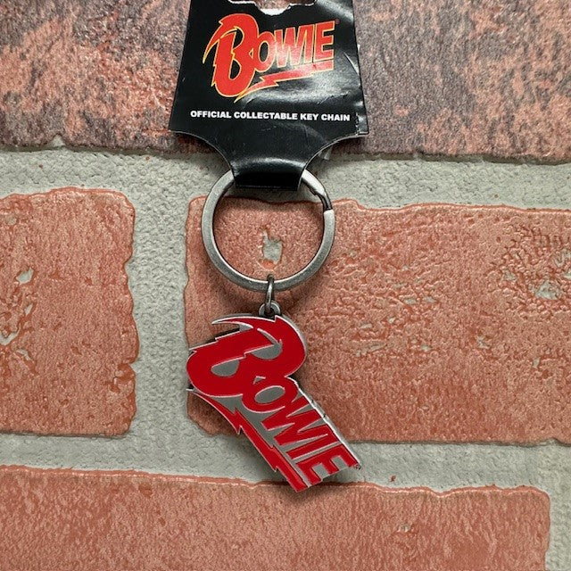 Keychain - David Bowie Logo-hotRAGS.com
