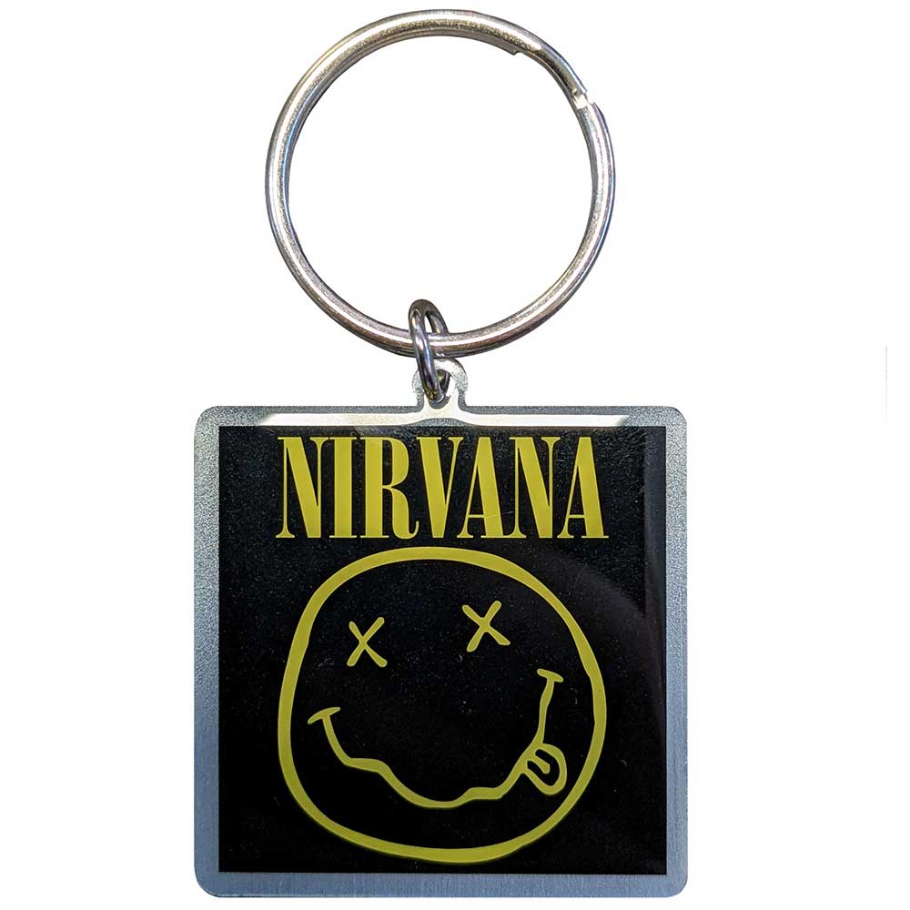 Keychain - Nirvana Happy Face-hotRAGS.com