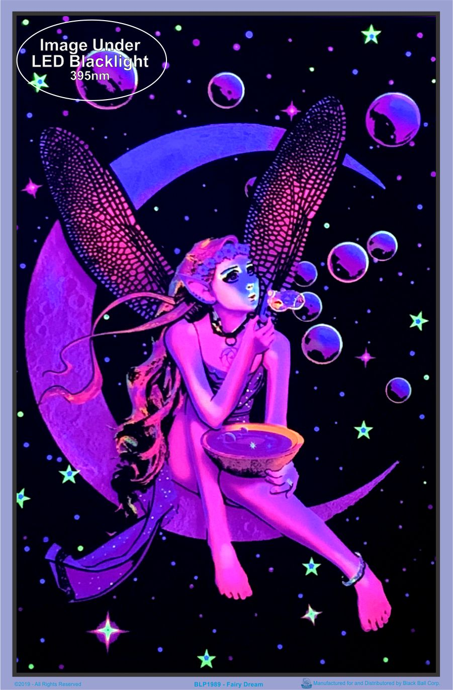 Poster - Blacklight Fairy Dream-hotRAGS.com