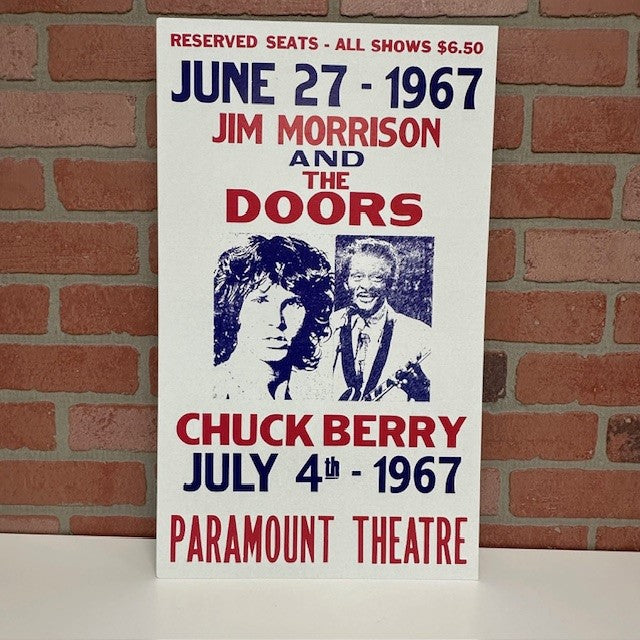 Concert Poster - Doors And Chuck Berry-hotRAGS.com