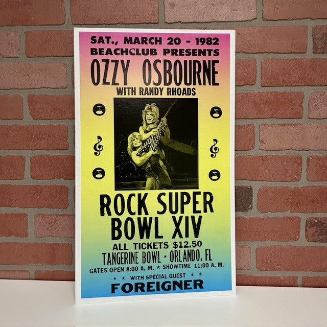 Concert Poster - Ozzy And Foreigner-hotRAGS.com