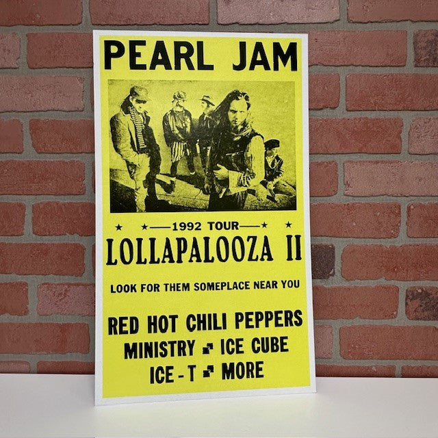 Concert Poster - Pearl Jam Lollapalooza II-hotRAGS.com