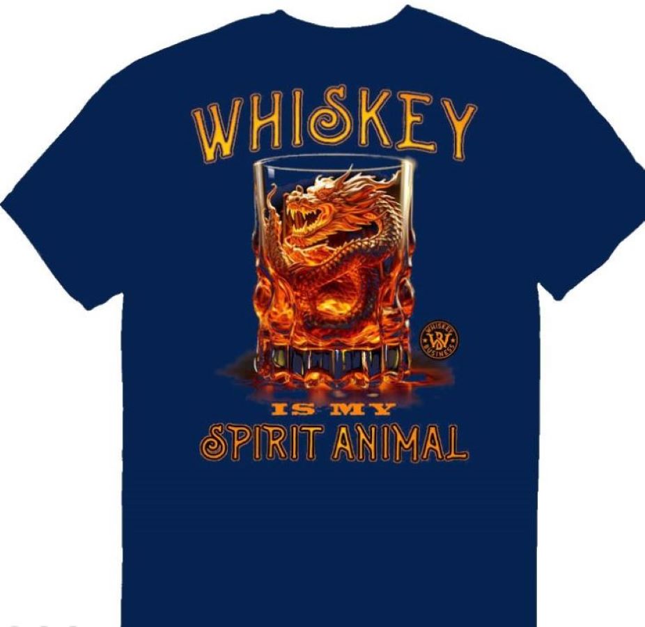 T Shirt - Whiskey Spirit Animal-hotRAGS.com
