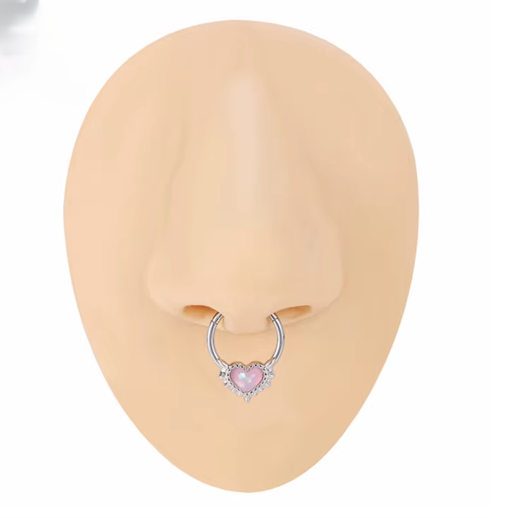 Septum - 16g Heart Wings-hotRAGS.com