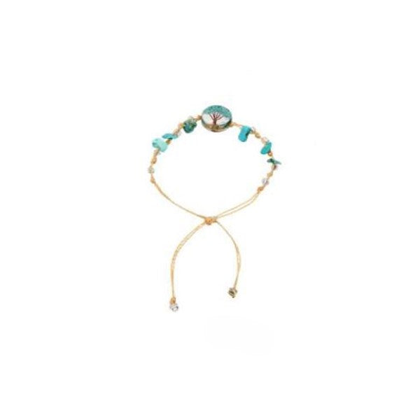 BRACELET - PULL TIE TREE - Turquoise-hotRAGS.com