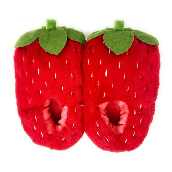 Slippers - Strawberry Plush - hotRAGS.com