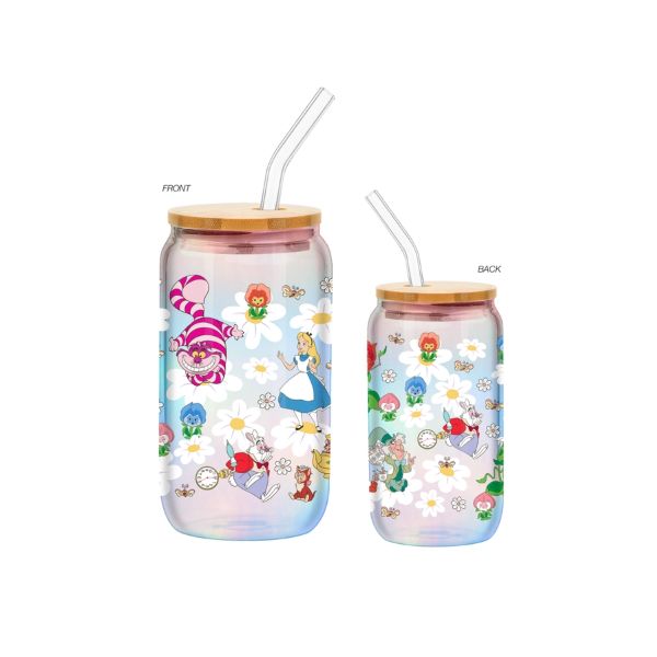 Glass Tumbler - Alice In Wonderland -16oz-hotRAGS.com