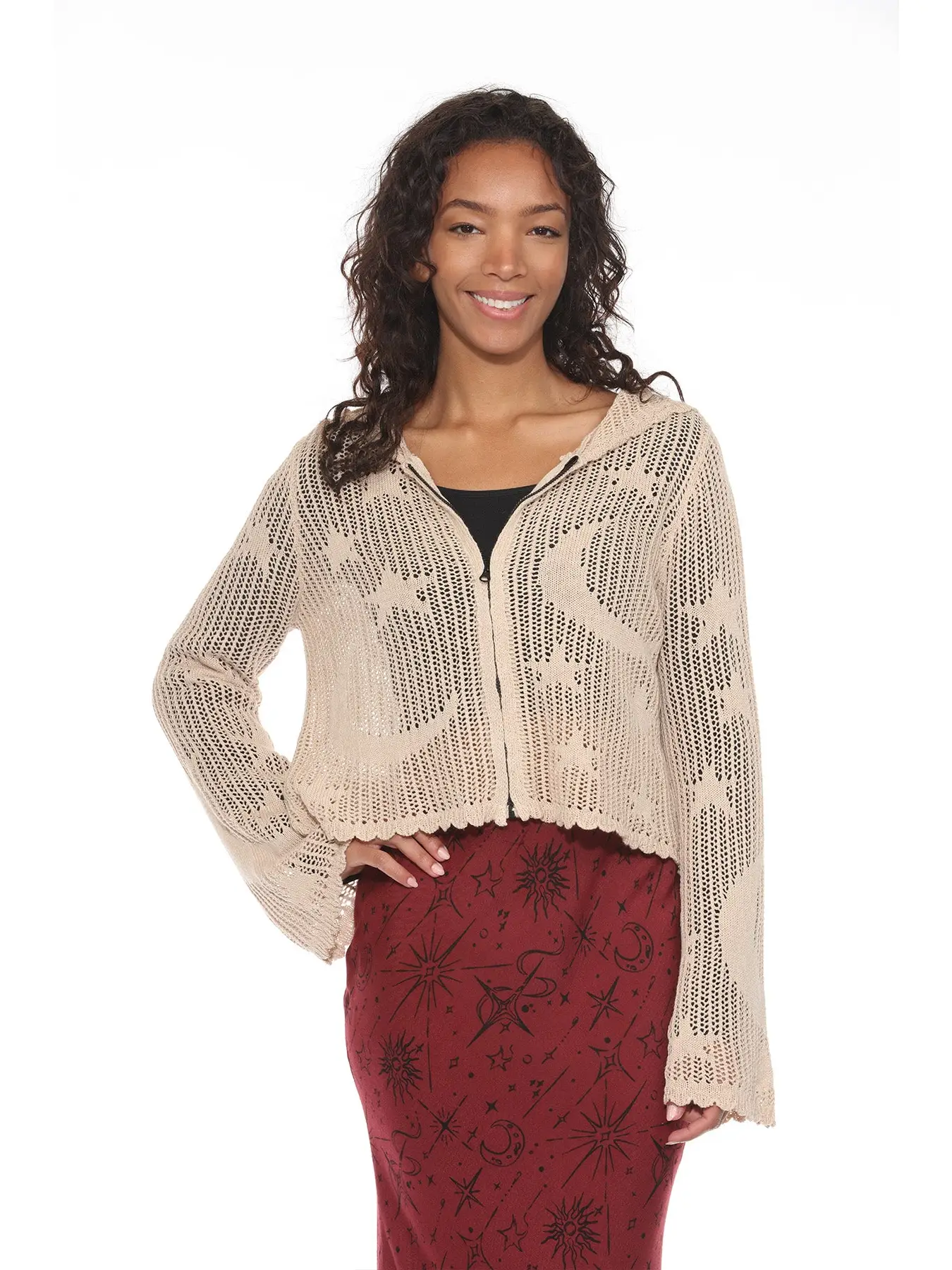 Jr Hoody Crochet Celestial
