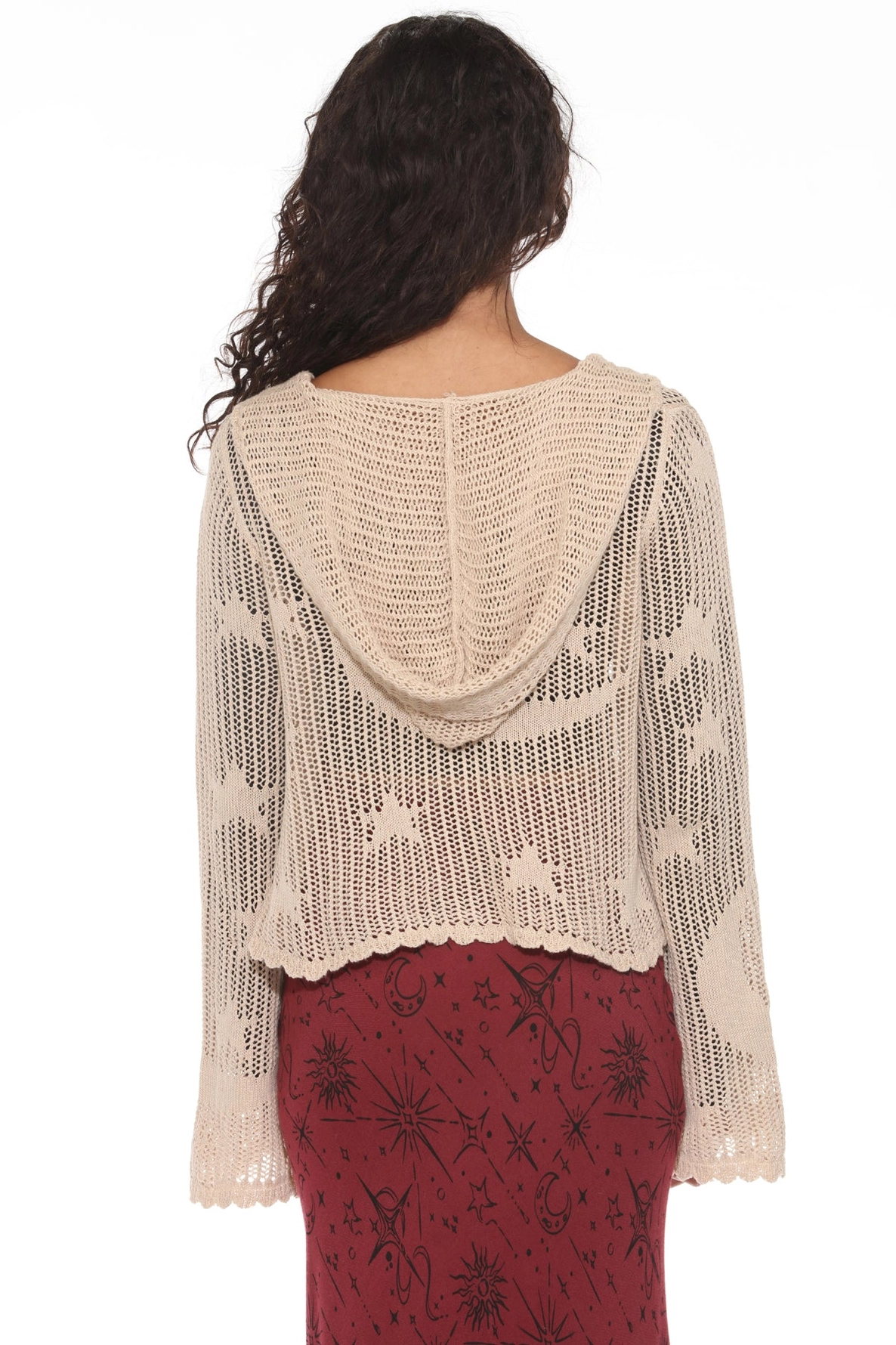 Jr Hoody - Crochet Celestial - Sand-hotRAGS.com