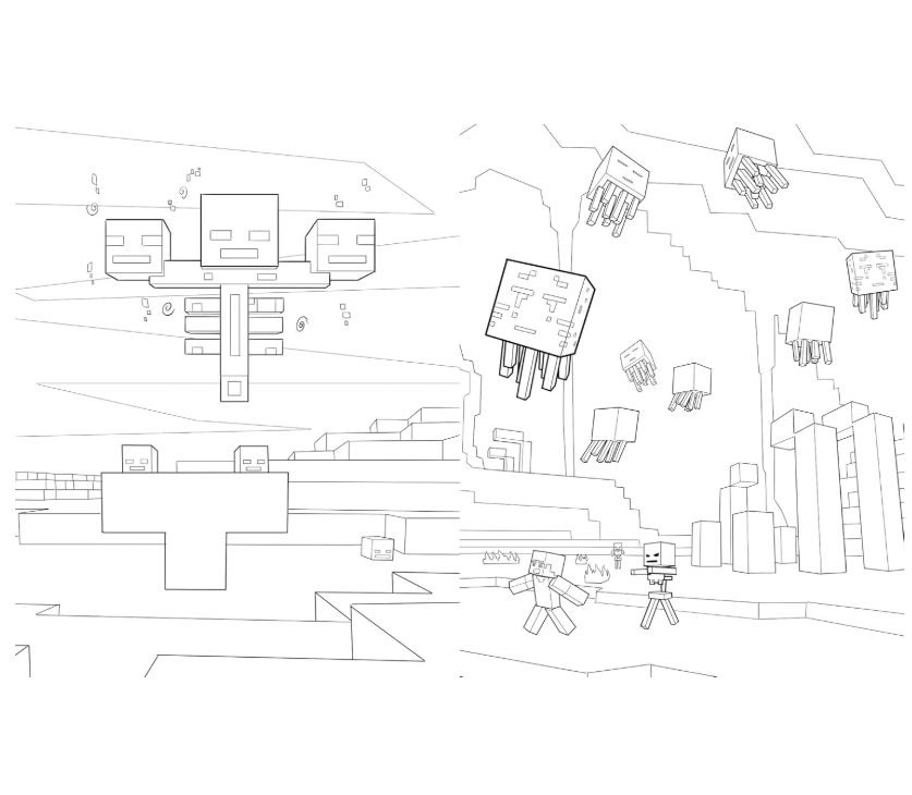 Coloring Book - The Official Minecraft Coloring Advent Book - hotRAGS.com