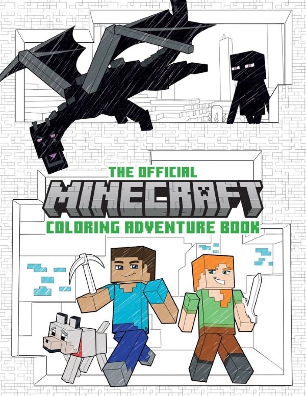 Coloring Book - The Official Minecraft Coloring Advent Book - hotRAGS.com