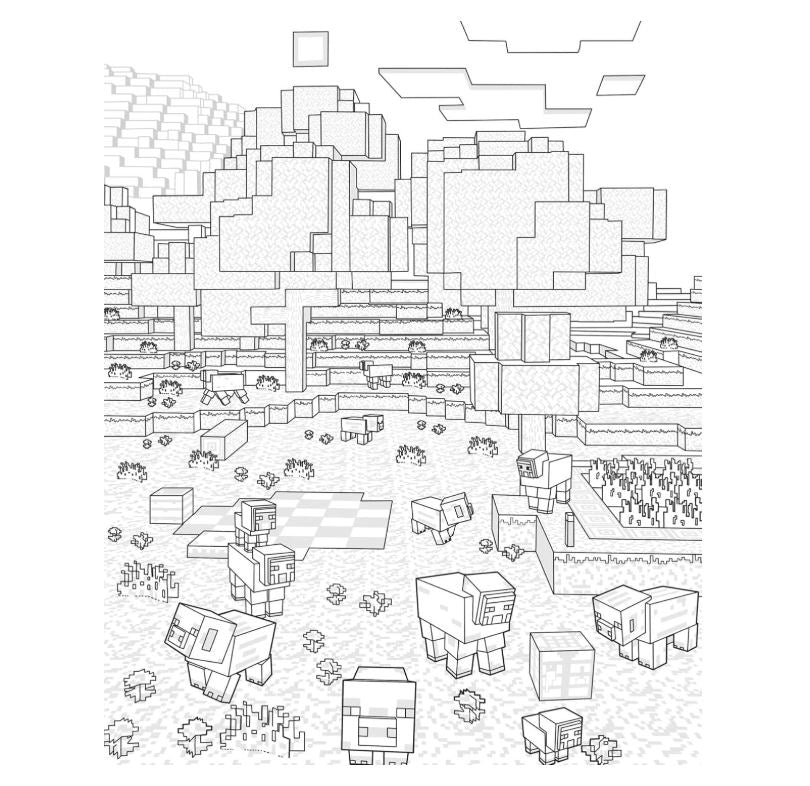 Coloring Book - The Official Mincraft Coloring Book Volume 2 - hotRAGS.com