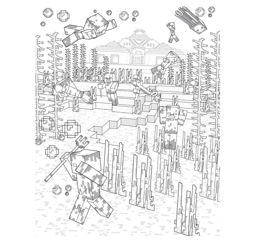 Coloring Book - The Official Mincraft Coloring Book Volume 2 - hotRAGS.com