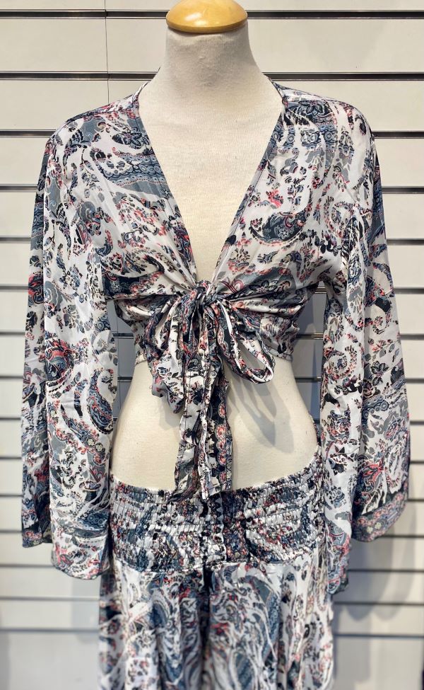 Jr Long Sleeve - Silk Tie Top - hotRAGS.com