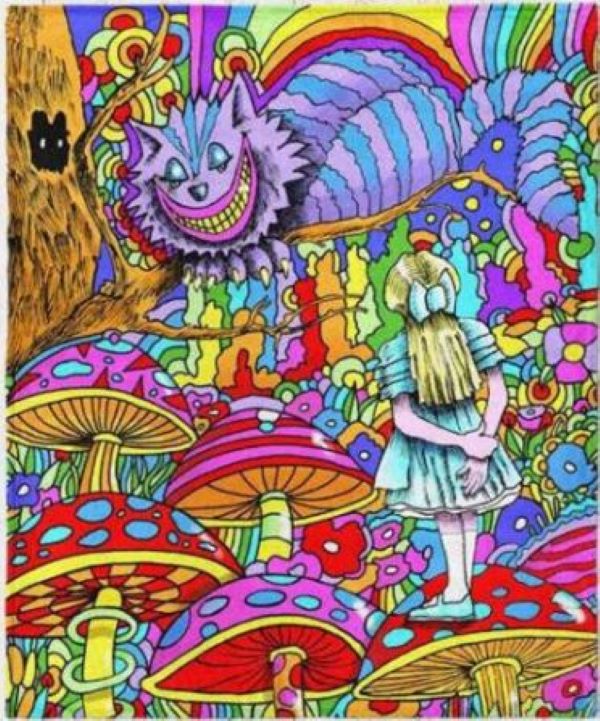 Blanket - Alice Wonderland Cat - hotRAGS.com