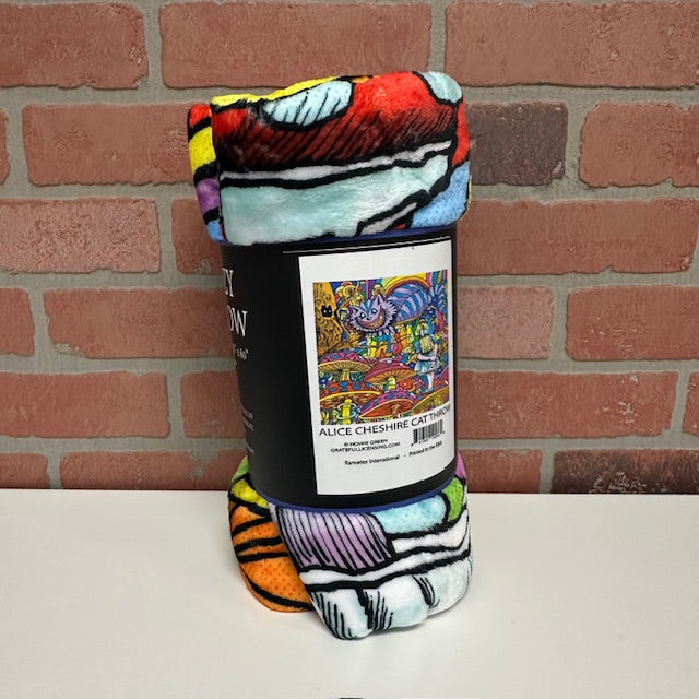 Blanket - Alice Wonderland Cat - hotRAGS.com