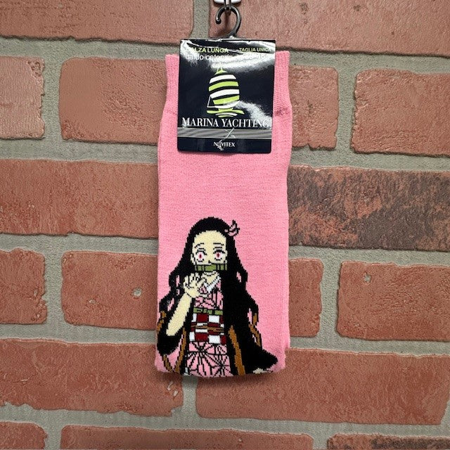 SOCKS - DEMON SLAYER - PINK-hotRAGS.com