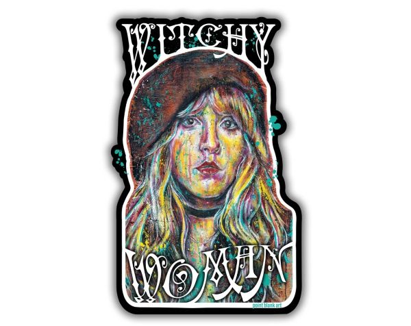 STICKER - STEVIE NICKS WITCHY-hotRAGS.com