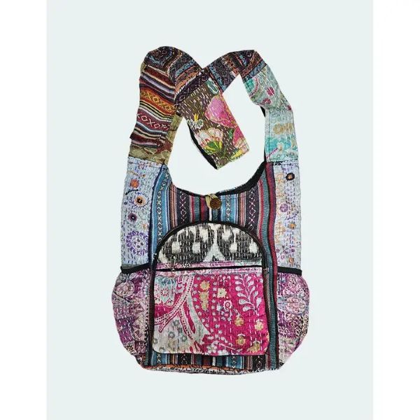 Bag - Cotton Vintage Patch Stitch - hotRAGS.com