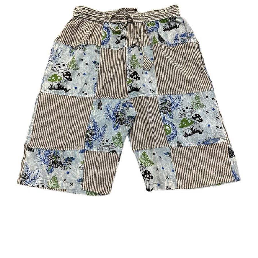 Shorts - Patch Butterfly Mushroom - hotRAGS.com