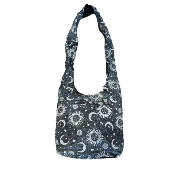 Bag - Black White Sun Moon - hotRAGS.com