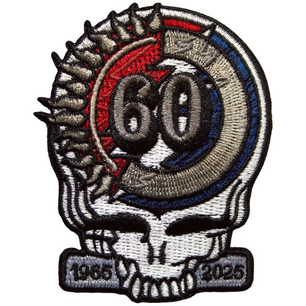 Patch - Grateful Dead 60th Anniversary Skull - hotRAGS.com