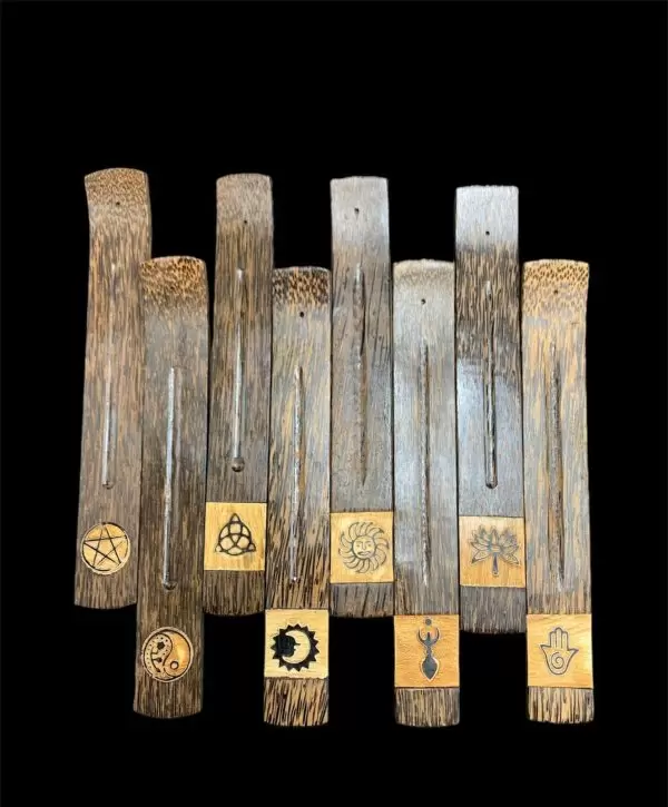 Incense Burner - Wood Symbols-hotRAGS.com