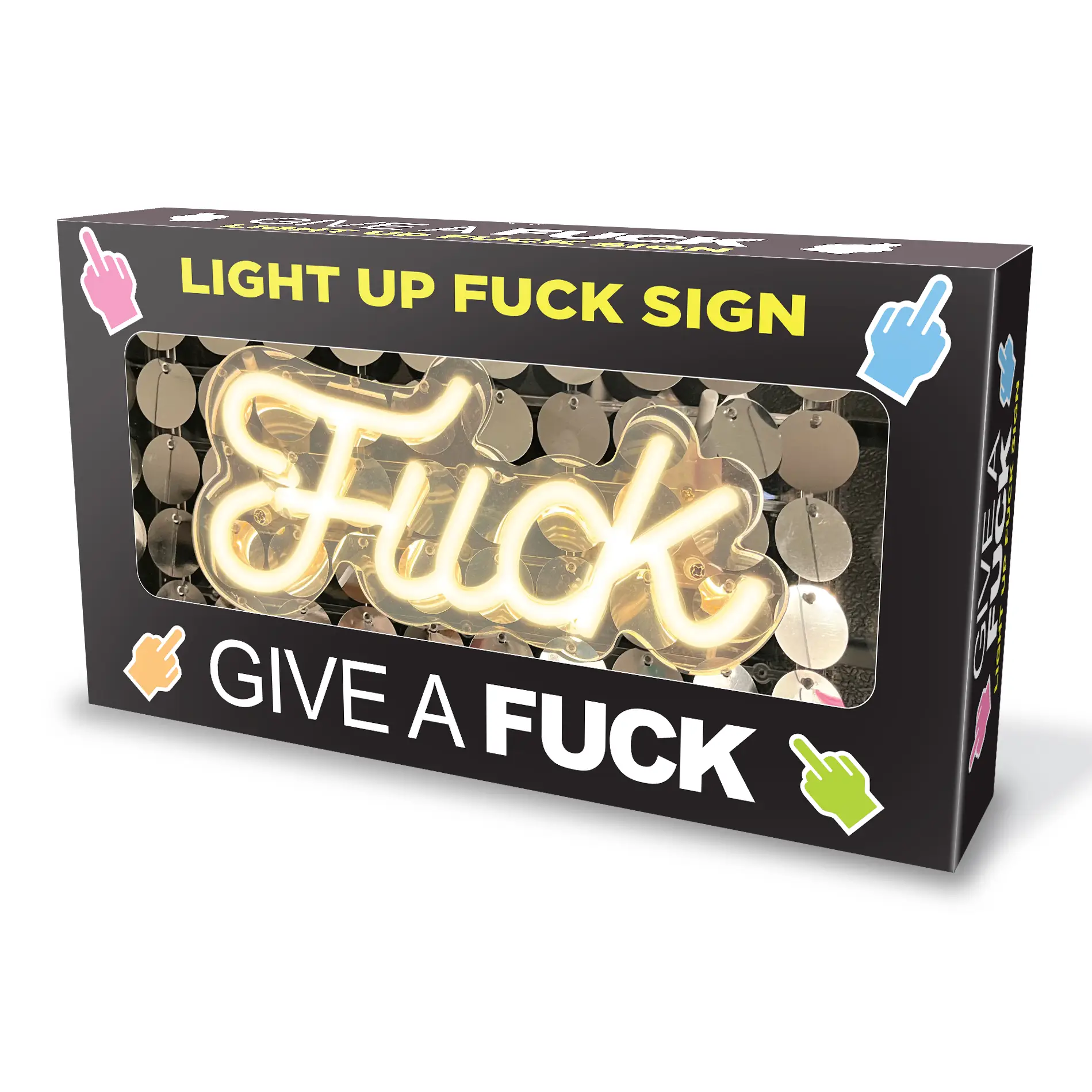 Light - Light Up Fuck Neon Sign - 6"x12" - hotRAGS.com