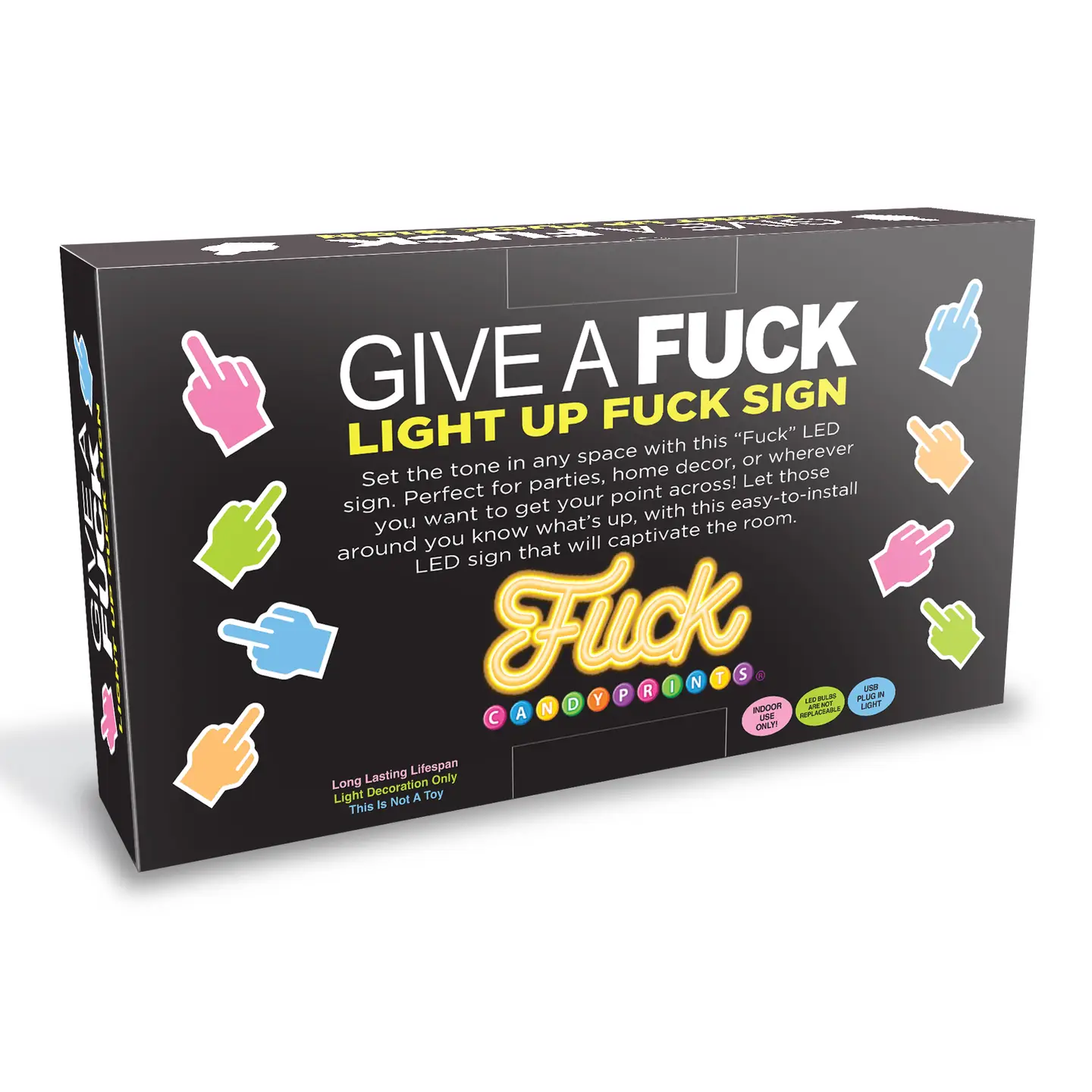 Light - Light Up Fuck Neon Sign - 6"x12" - hotRAGS.com