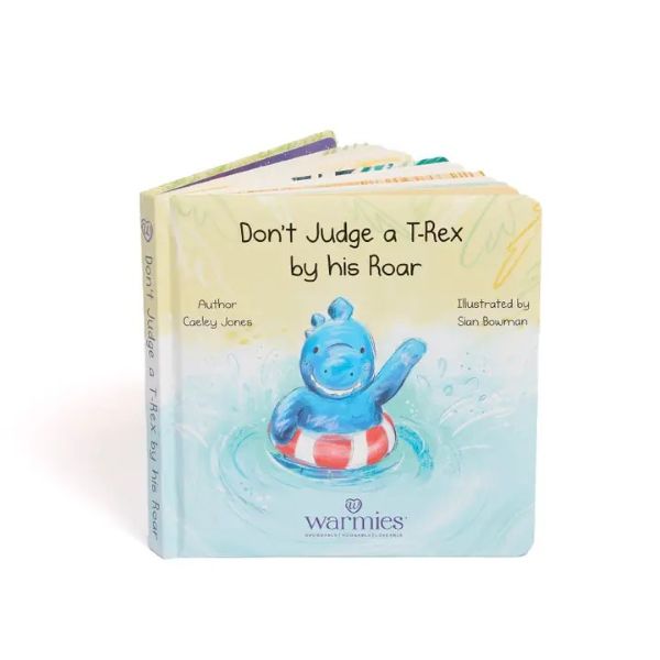 Book - Don't Judge A T-rex By His Roar -warmies - hotRAGS.com