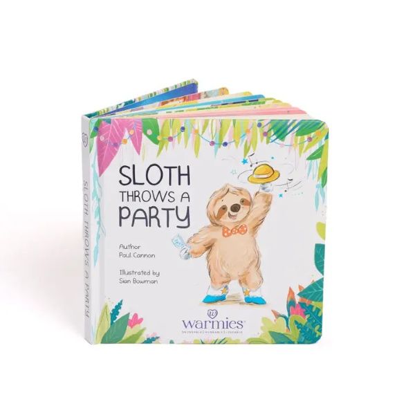 Book - Sloth Throws A Party - Warmie - hotRAGS.com
