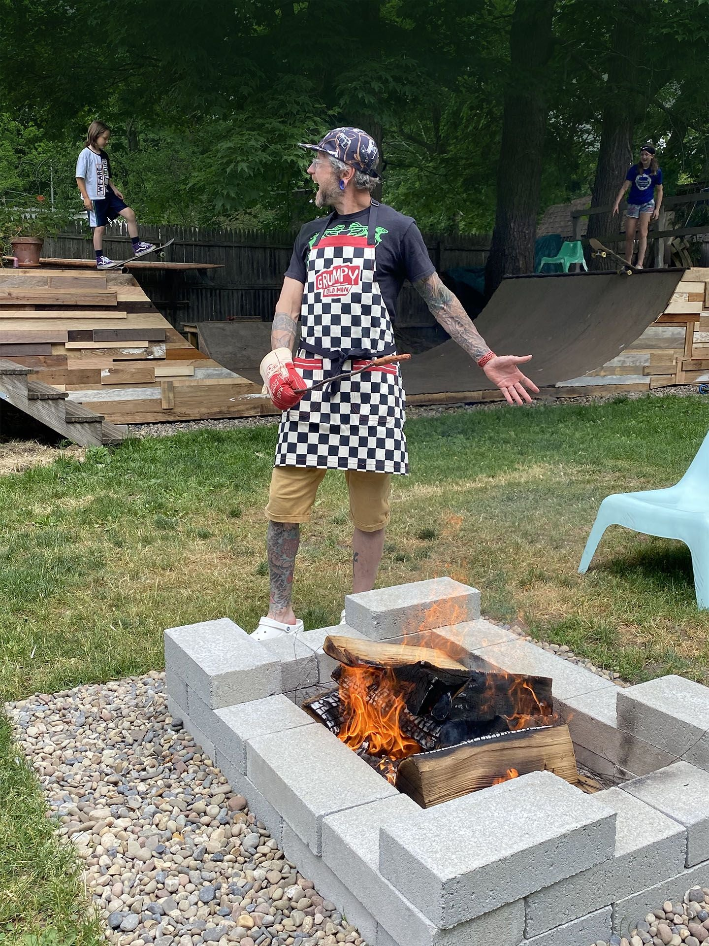 Apron- Grumpy Old Man - hotRAGS.com