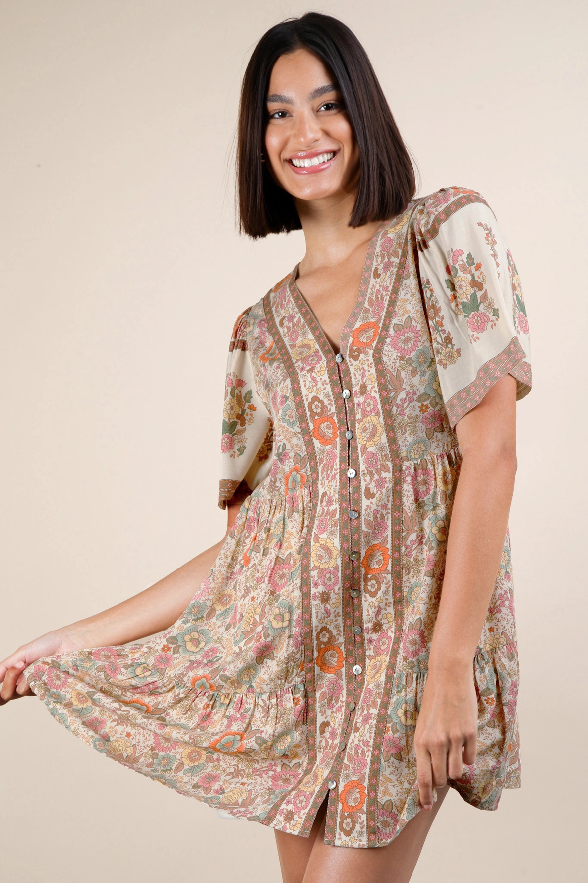 Dress - Short Natural Mix Pattern - hotRAGS.com