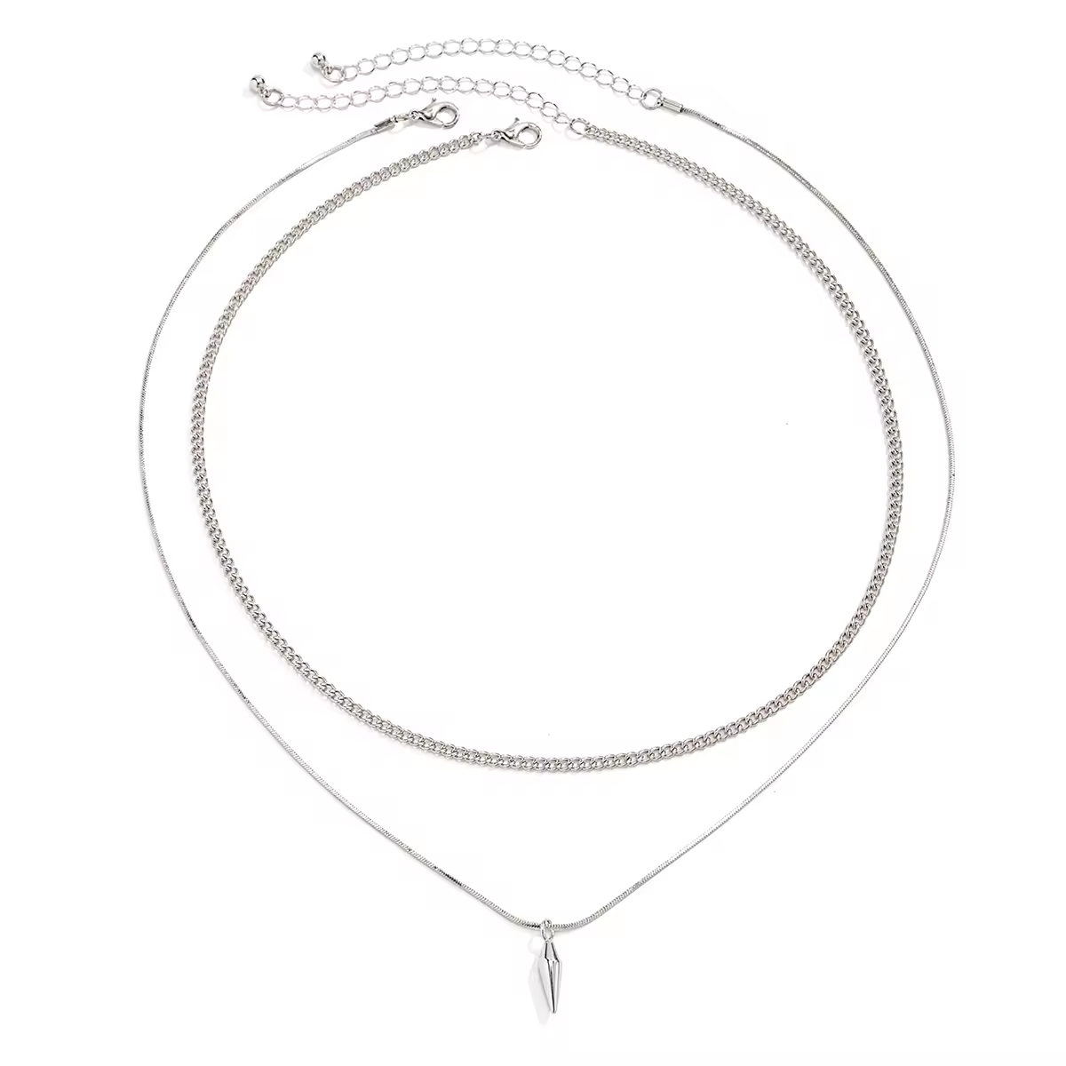 Necklace - Kunjoe Stainless 2pc - hotRAGS.com