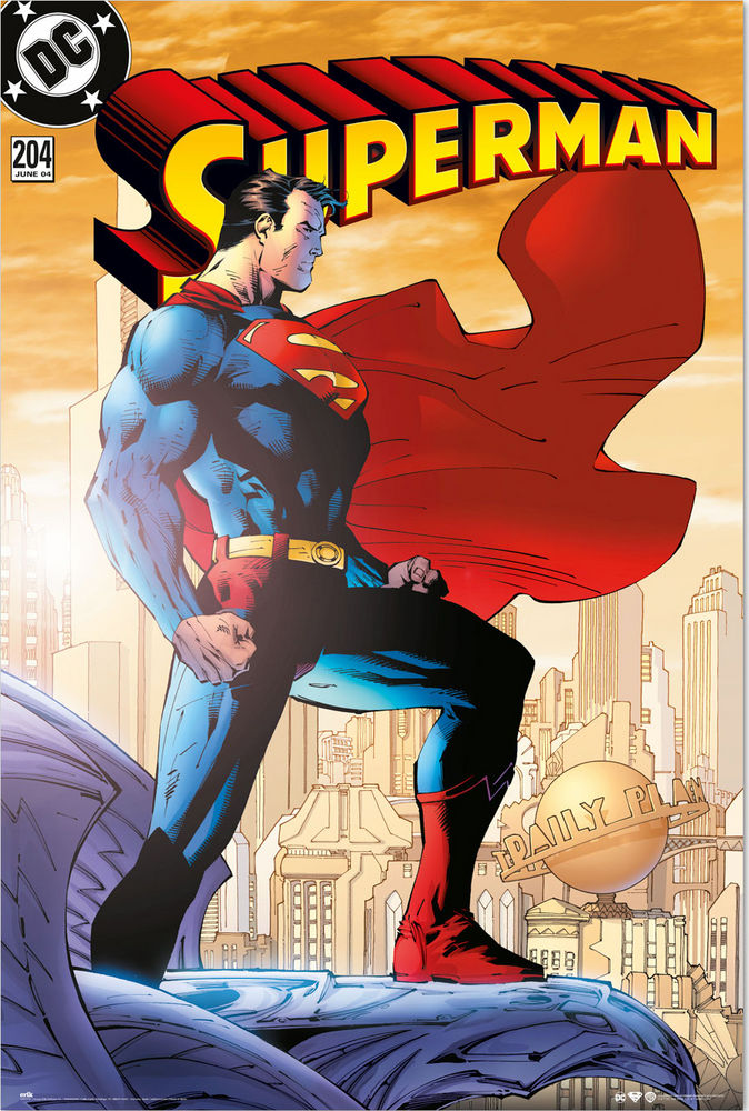 Poster - Superman Above Metropolis - hotRAGS.com