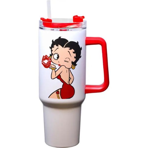 Tumbler - Stainless-Steel Betty Boop - 40oz - hotRAGS.com