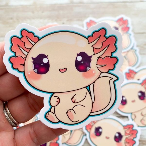 Sticker - Axolotl Vinyl - hotRAGS.com