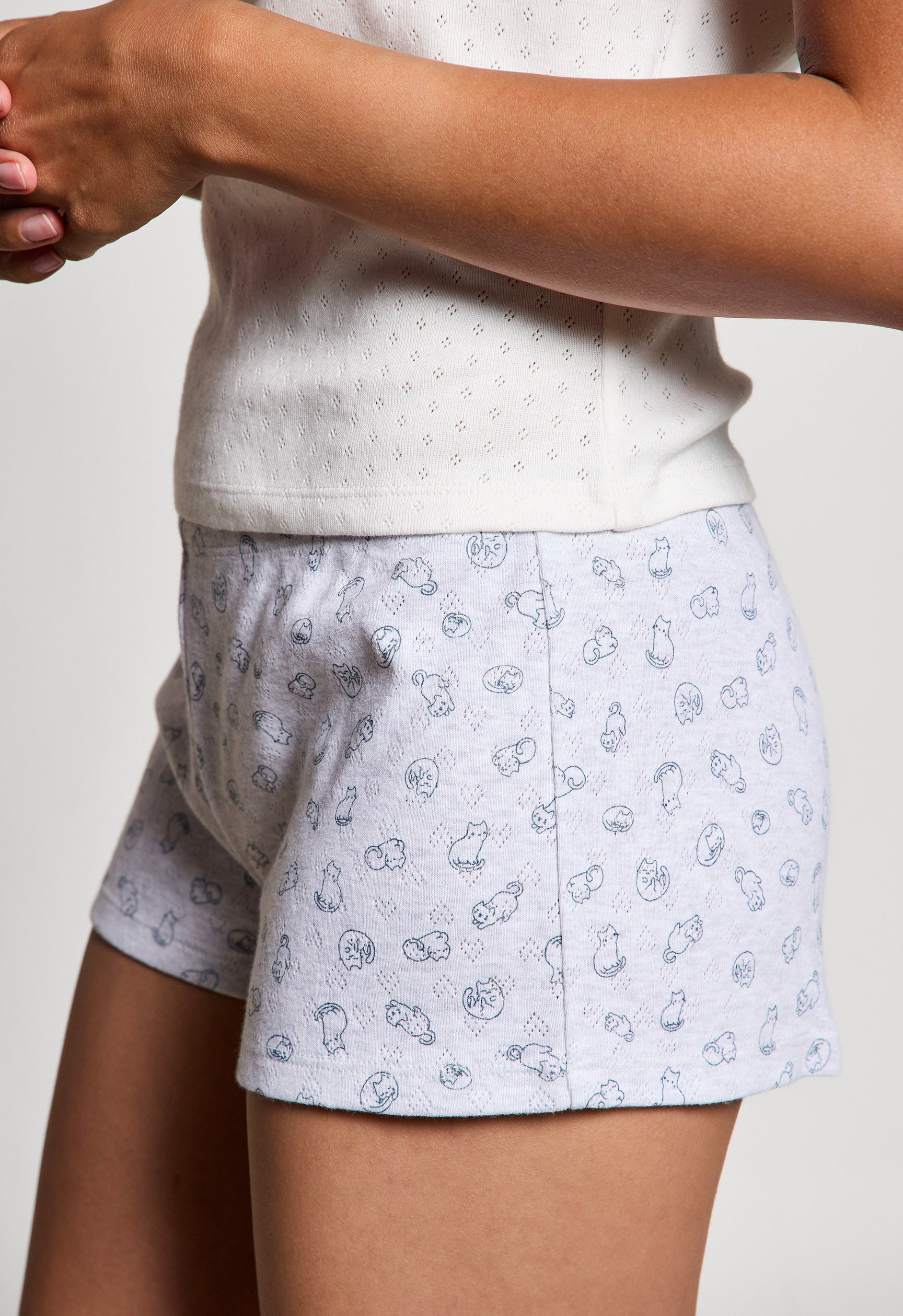 Jr Shorts - Kitten Pointelle - hotRAGS.com