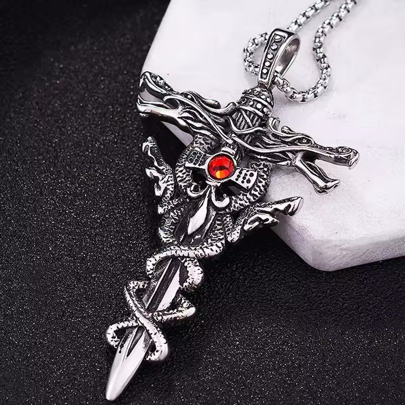 Necklace - Cross Silver - hotRAGS.com