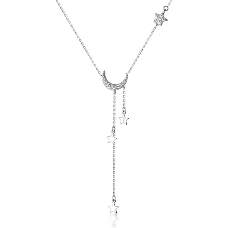 Necklace - Star Moon Tassel - hotRAGS.com