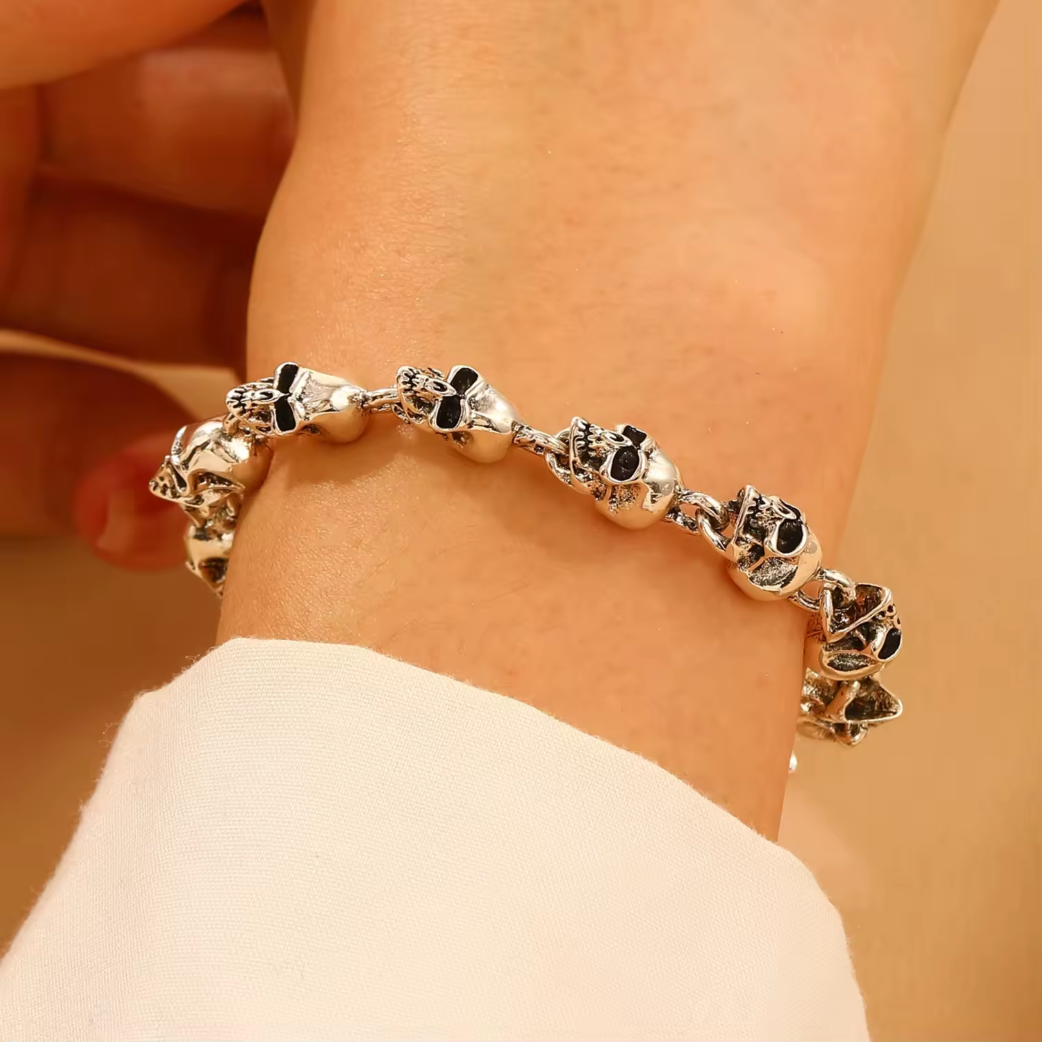 Bracelet Skulls Silver - hotRAGS.com