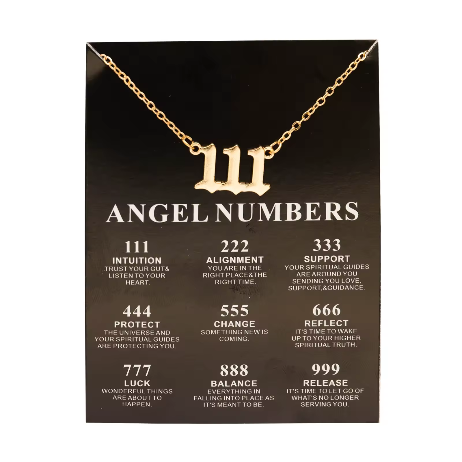 Necklace - Angel 111 - Gold - hotRAGS.com