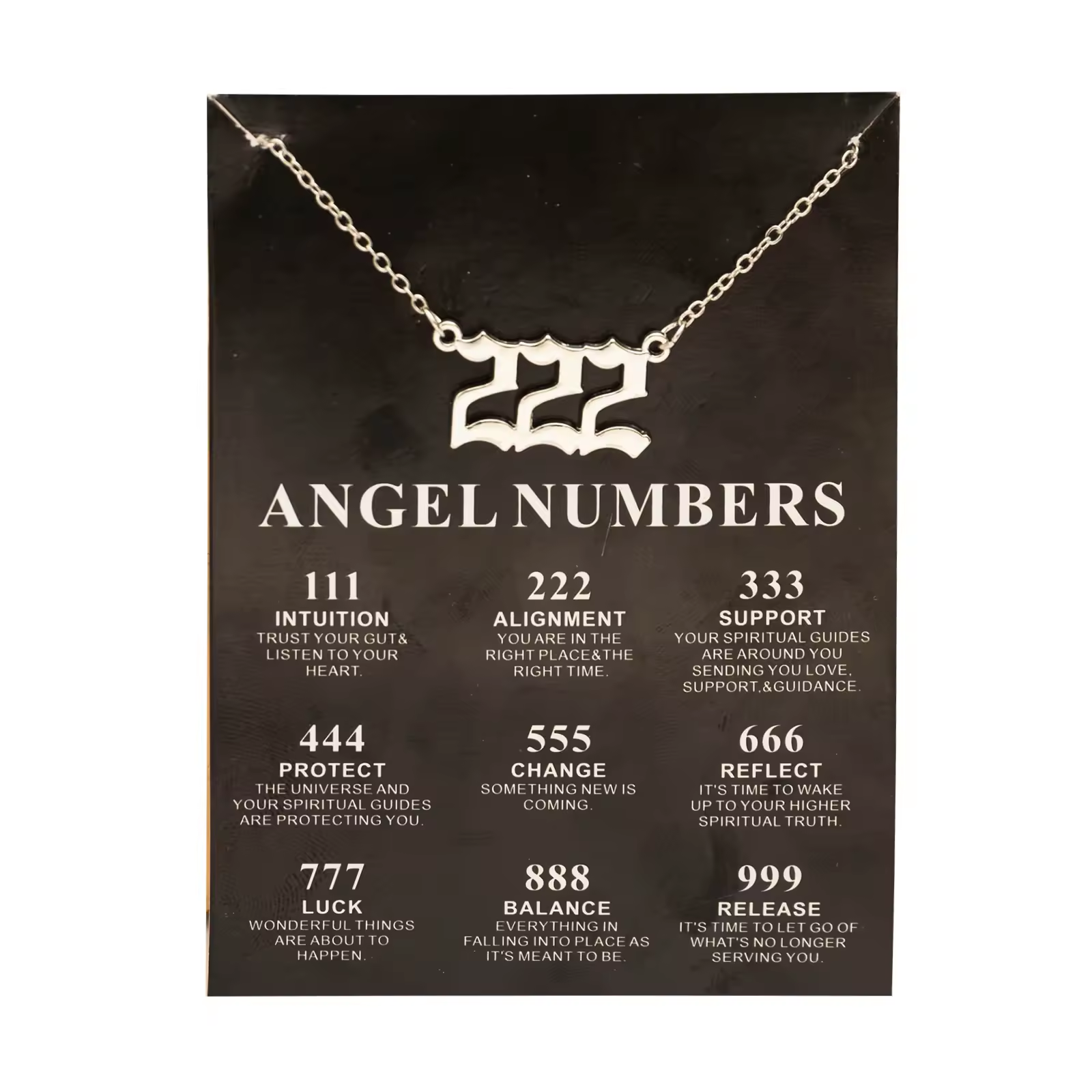 Necklace - Angel 222 - Silver - hotRAGS.com