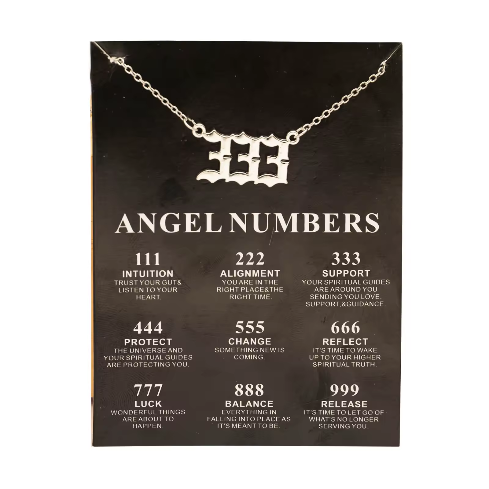 Necklace - Angel 333 - Silver - hotRAGS.com