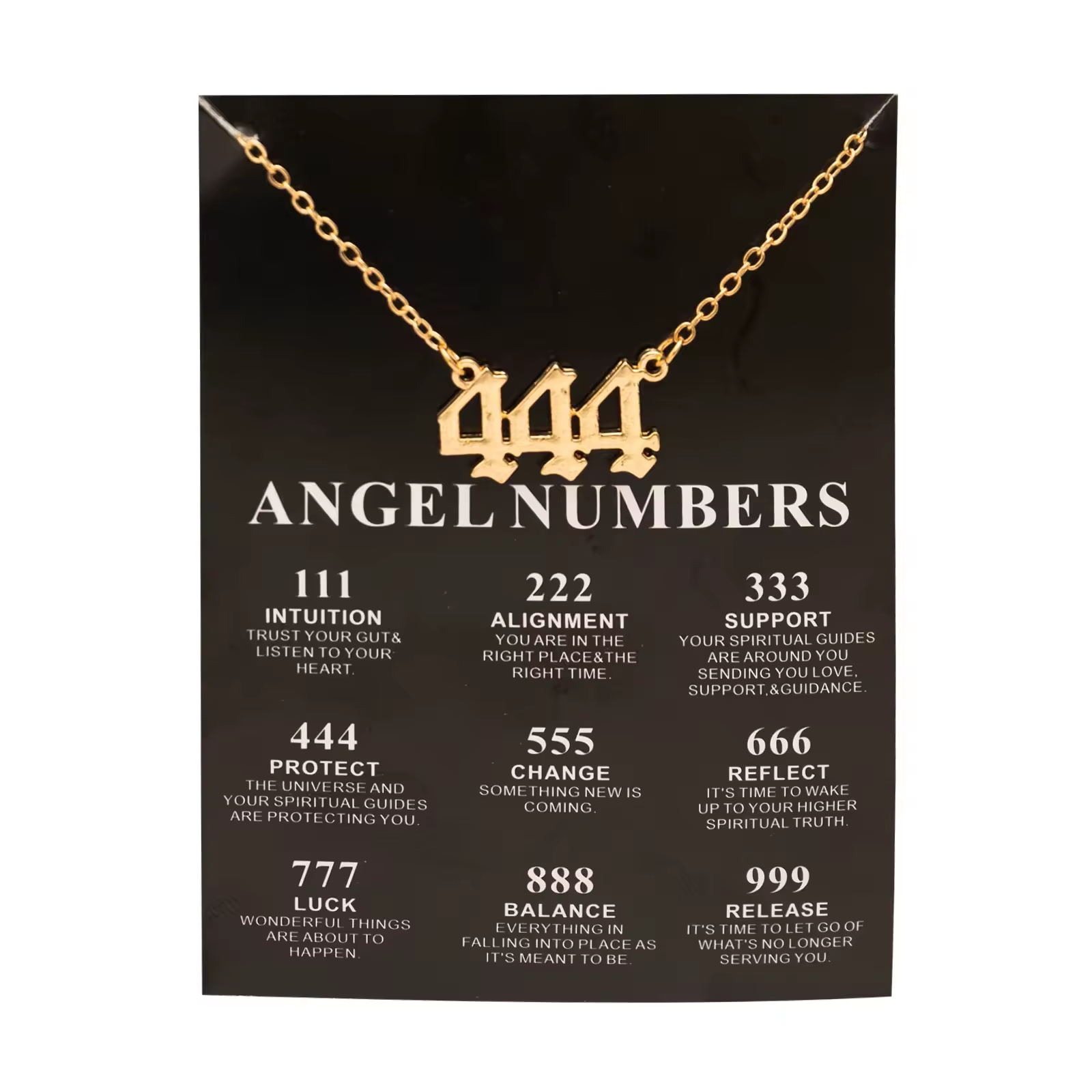 Necklace - Angel 444 - Gold - hotRAGS.com