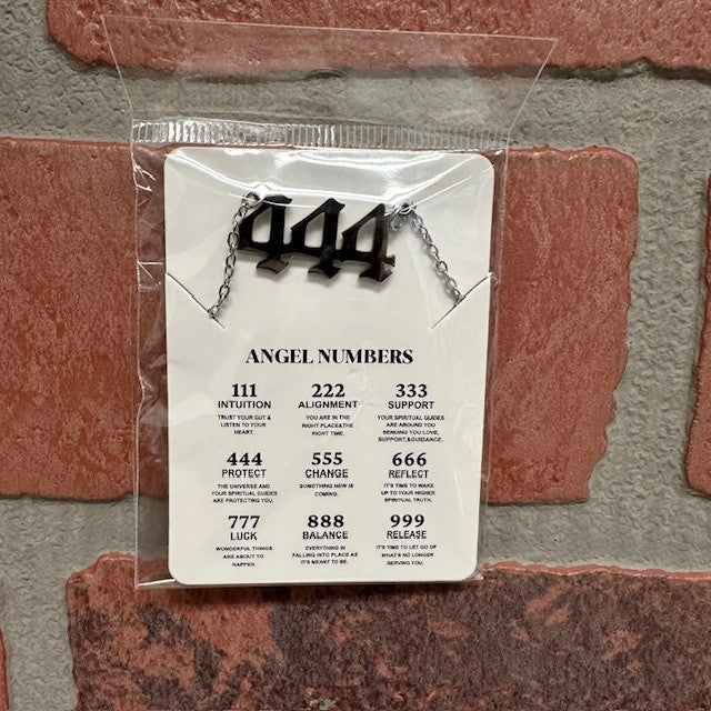 Necklace - Angel 444 - Silver