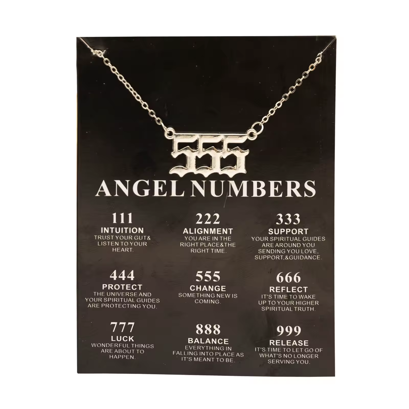 Necklace - Angel 555 - Silver - hotRAGS.com