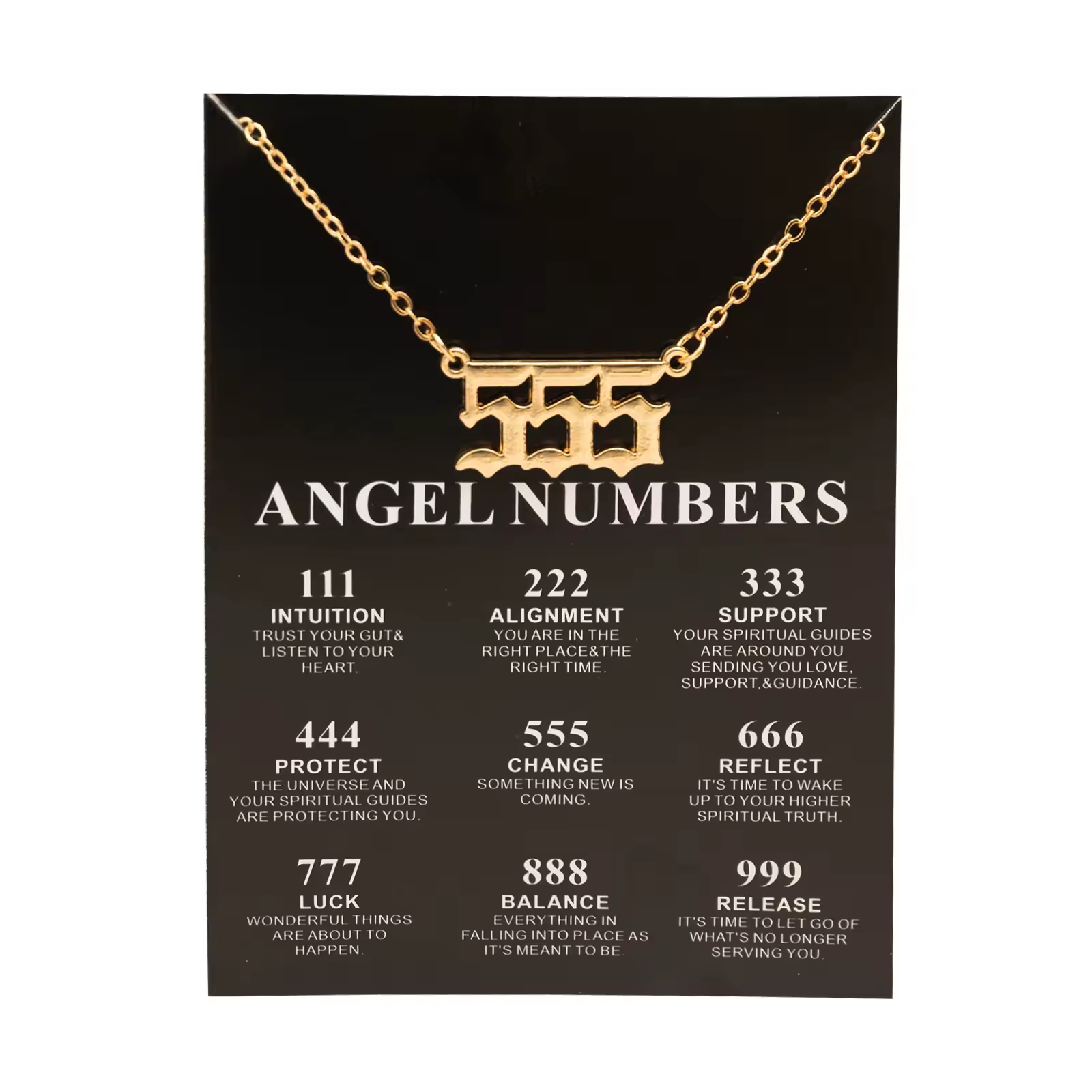 Necklace - Angel 555 - Gold - hotRAGS.com