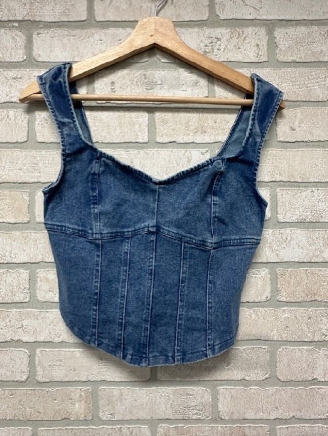 Jr Tank Top - Denim Corset - hotRAGS.com