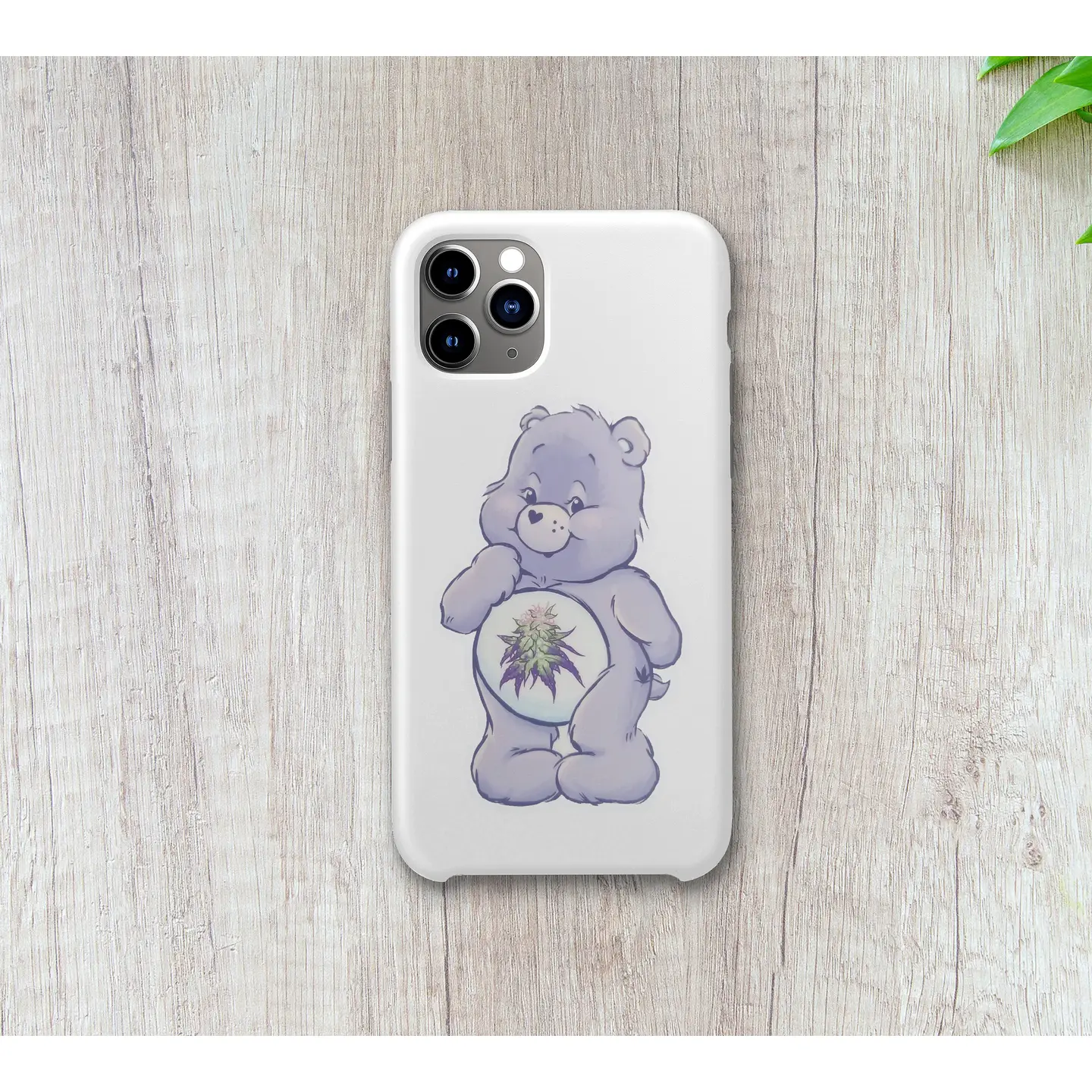 Sticker - Care Bear Weed Purple - hotRAGS.com